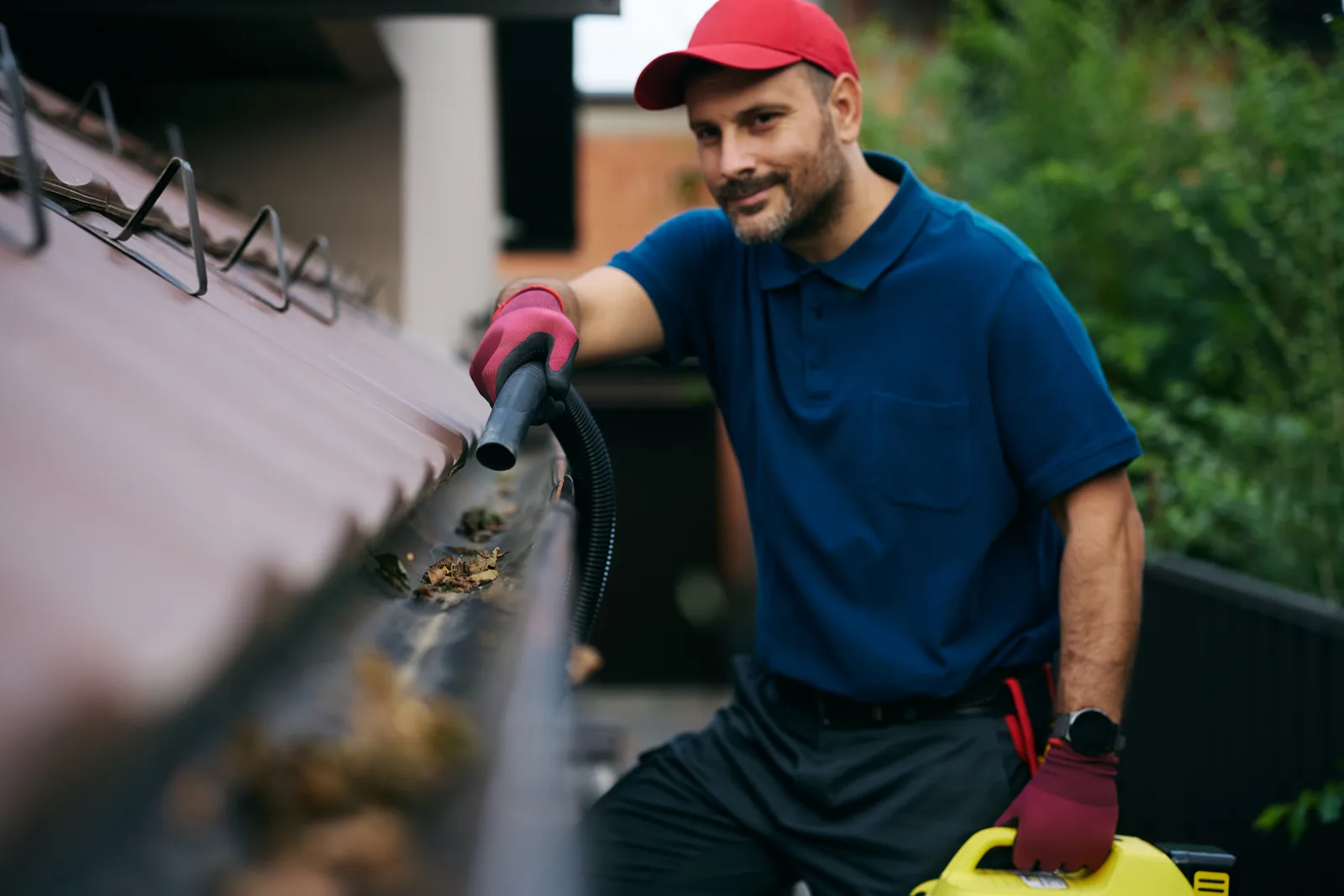 Bayview Gutter Cleaning professional clearing debris