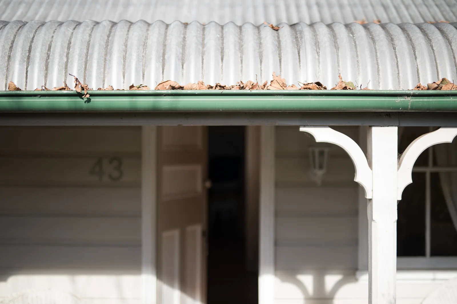 Gutter inspection and debris removal